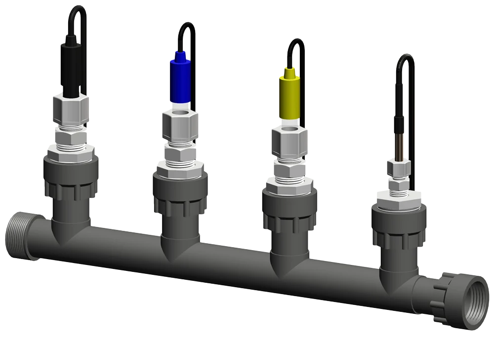 Agrowtek PBX 1" PVC Chemical Injection Manifold