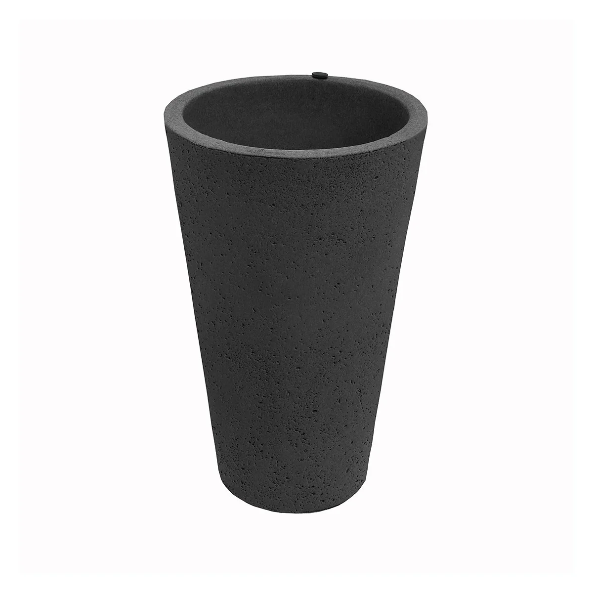 Algreen Tall Crete Planter Black - Image 3