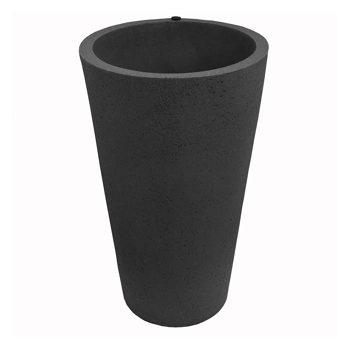 Algreen Tall Crete Planter Black - Image 2