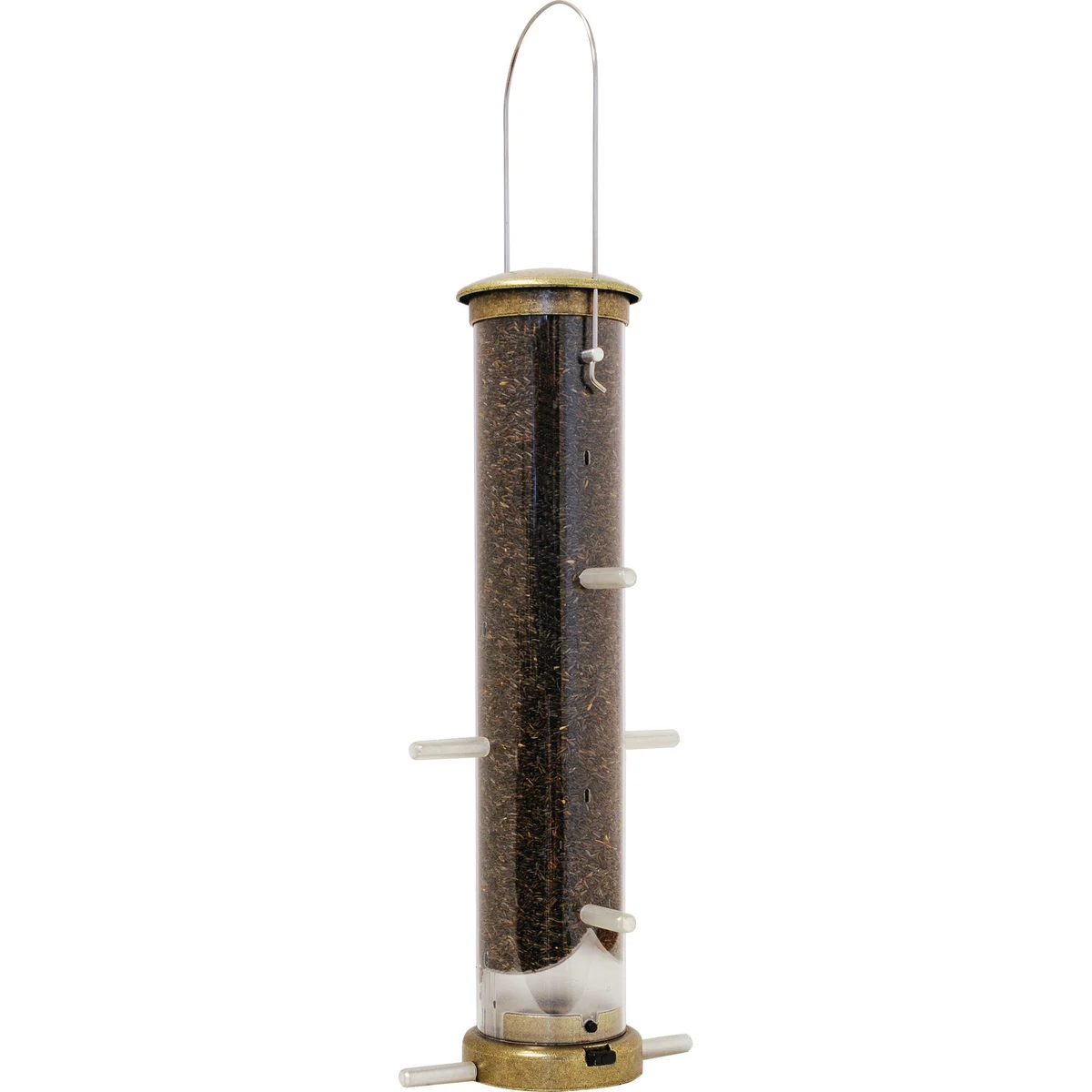 Aspects Antique Brass Thistle Tube Feeder Quick Clean - Image 3