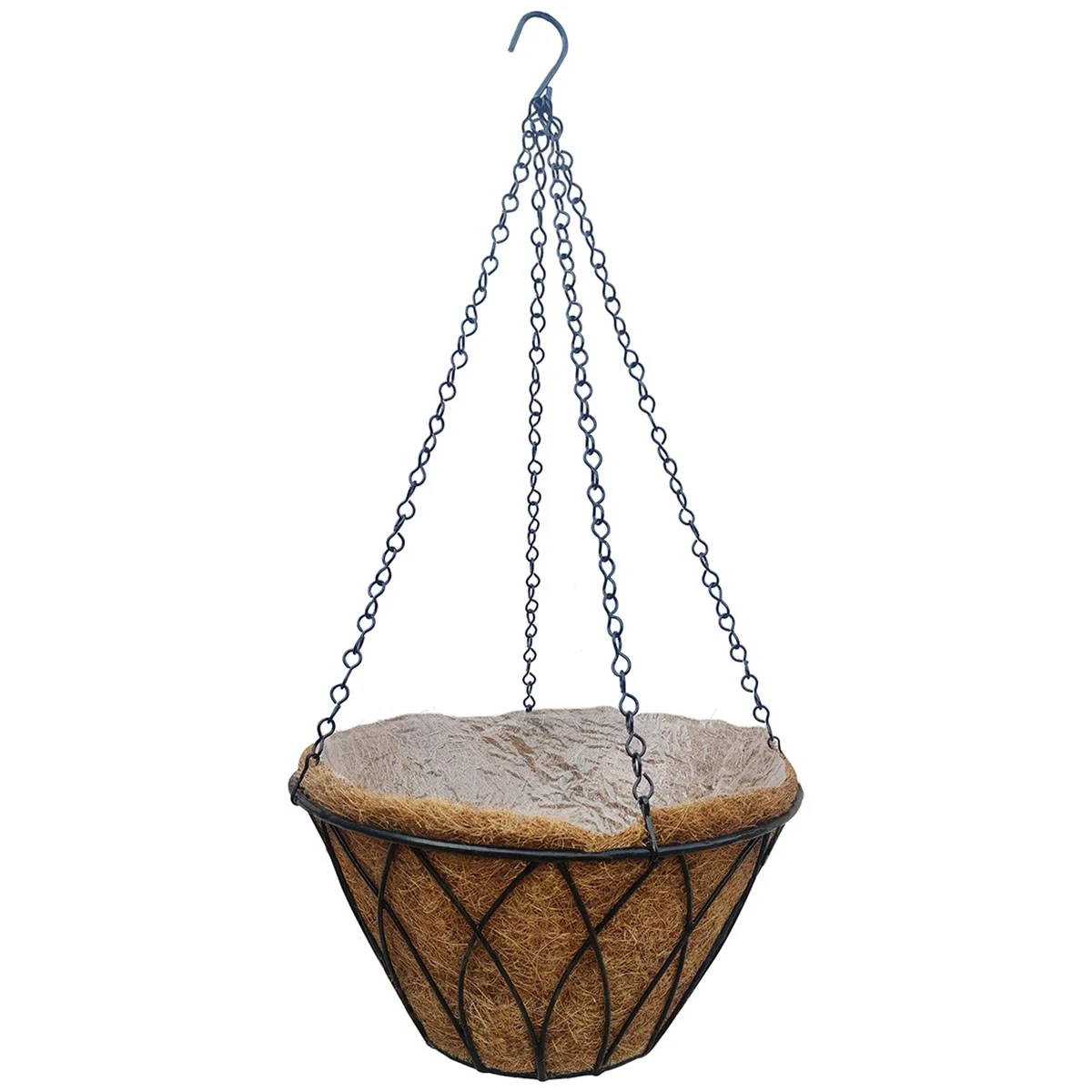 Austram Lotus Planter Black with Chain - Image 2