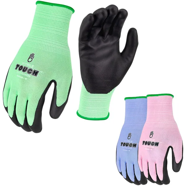 BGC Nitrile Touch Touchscreen Foam Nitrile Glove Assorted Colors