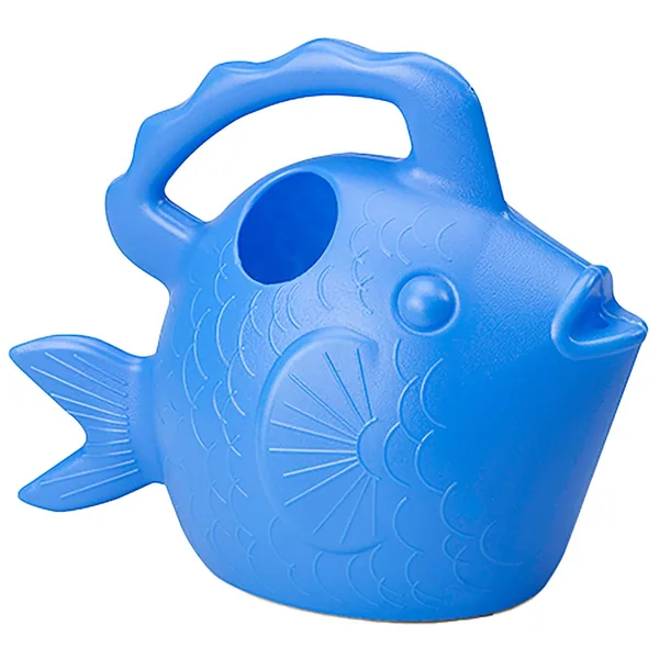 Character .75gal Watering Can Fish Blue