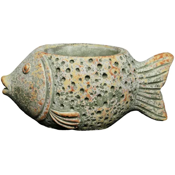 CHG Cement Coral Fish Planter