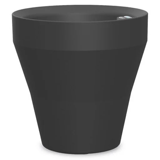 Crescent Rim TruDrop Planter Caviar Black - Image 2