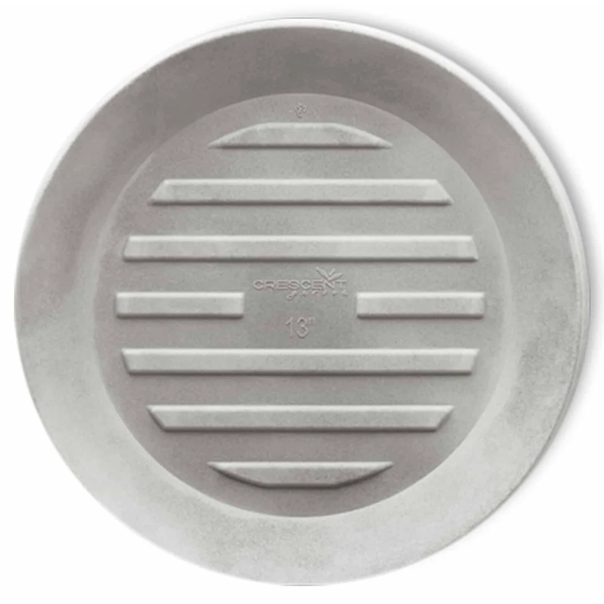 Crescent Round Universal Saucer Weathered Concrete - Image 4