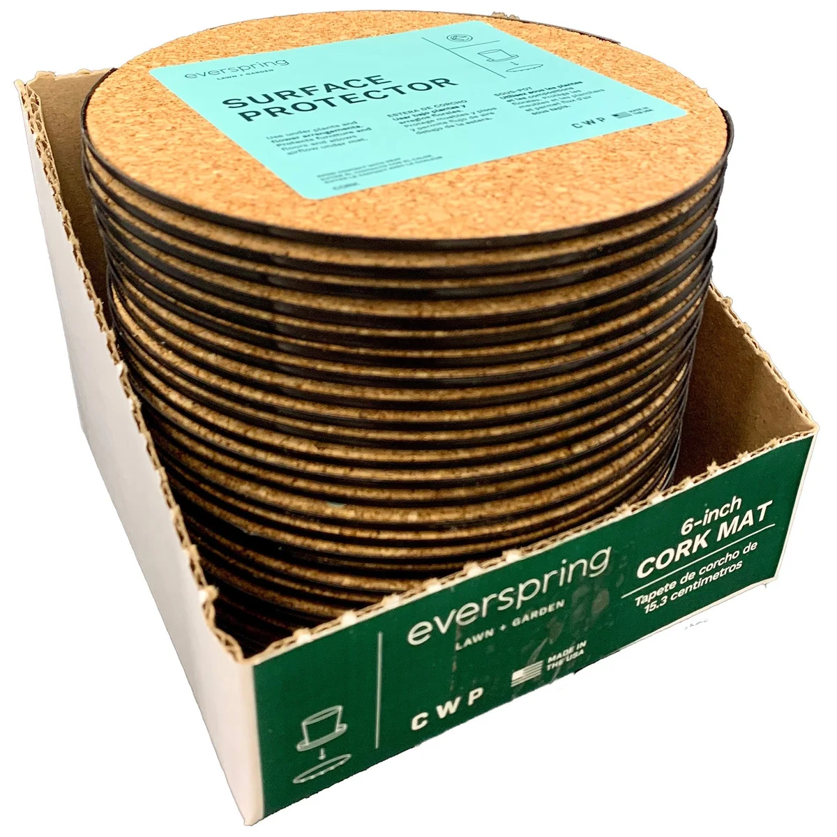 CWP Cork Plant Mat Retail Ready Packaging - Image 3