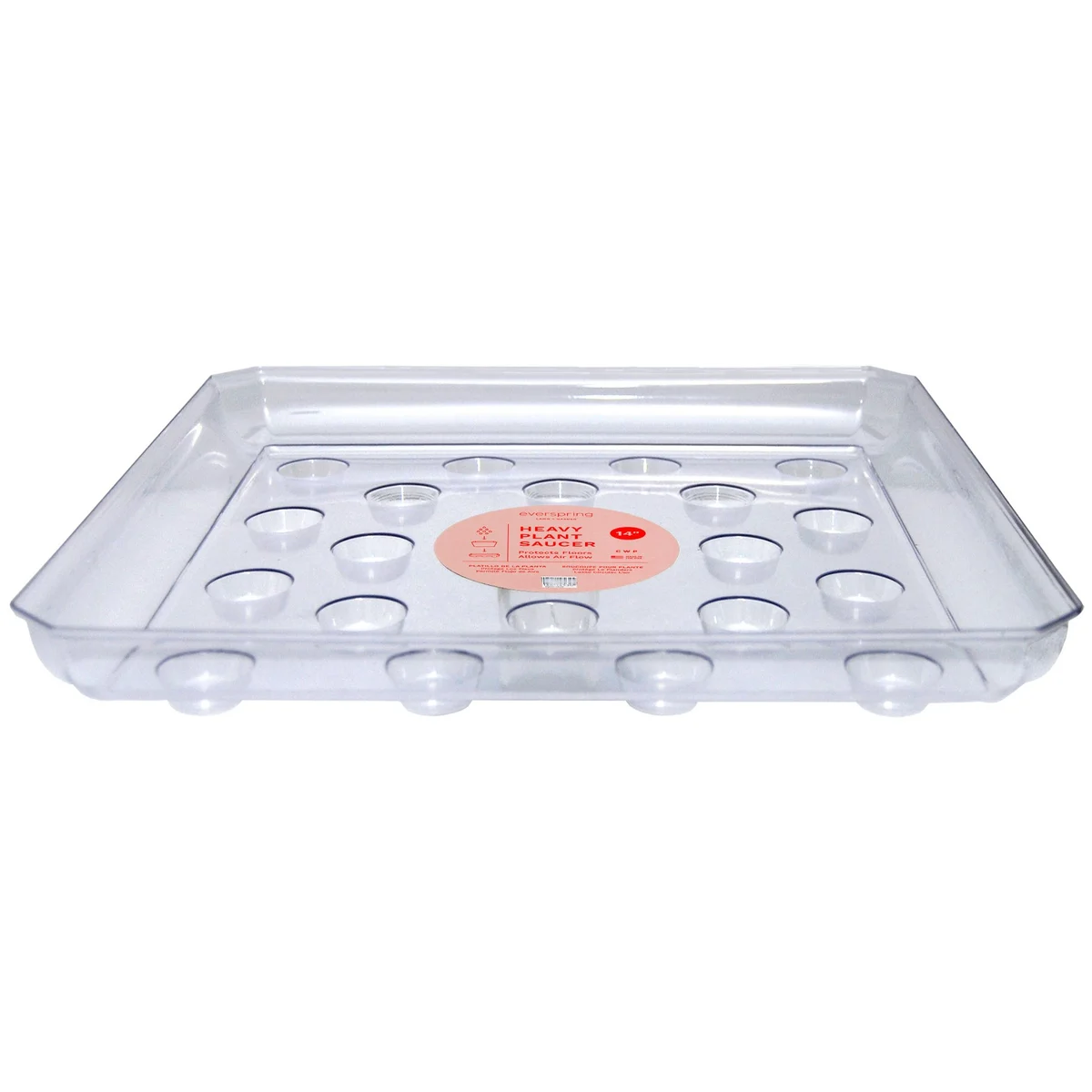 CWP Square Carpet Saver Heavy Footed Saucer - Image 5