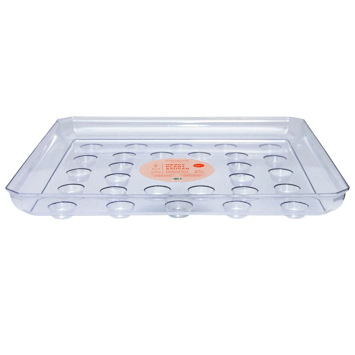 CWP Square Carpet Saver Heavy Footed Saucer - Image 6