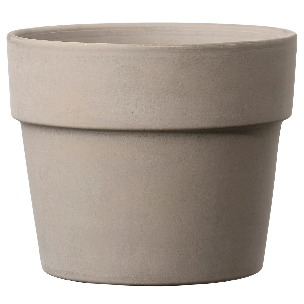 Deroma 5.9" Perfetto Graphite Clay Cachepot No Hole - Image 2