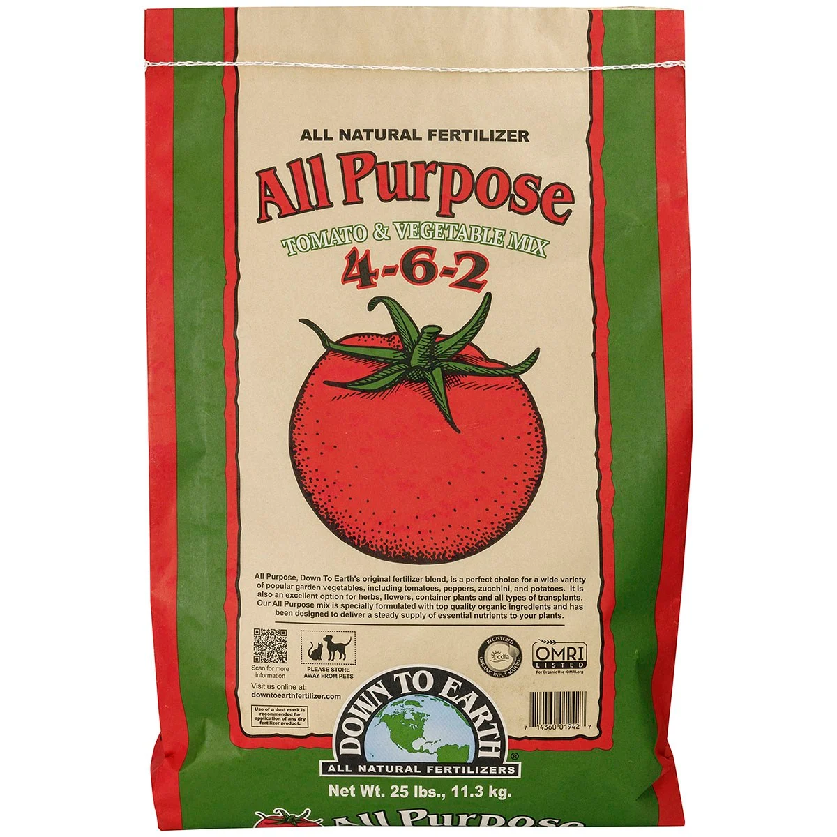 Down to Earth Fertilizer All Purpose Mix 4-6-2 OMRI - Image 2