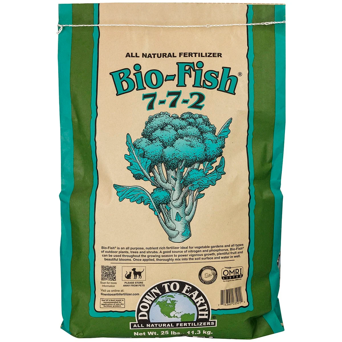 Down to Earth Fertilizer Bio Fish 7-7-2 OMRI - Image 3