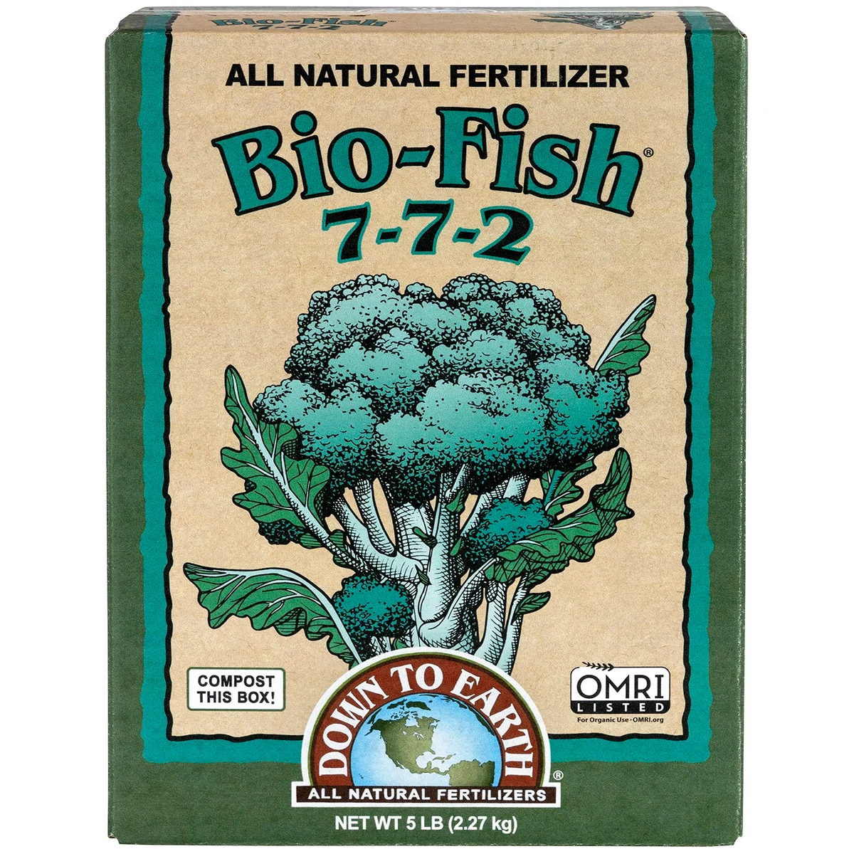Down to Earth Fertilizer Bio Fish 7-7-2 OMRI - Image 4