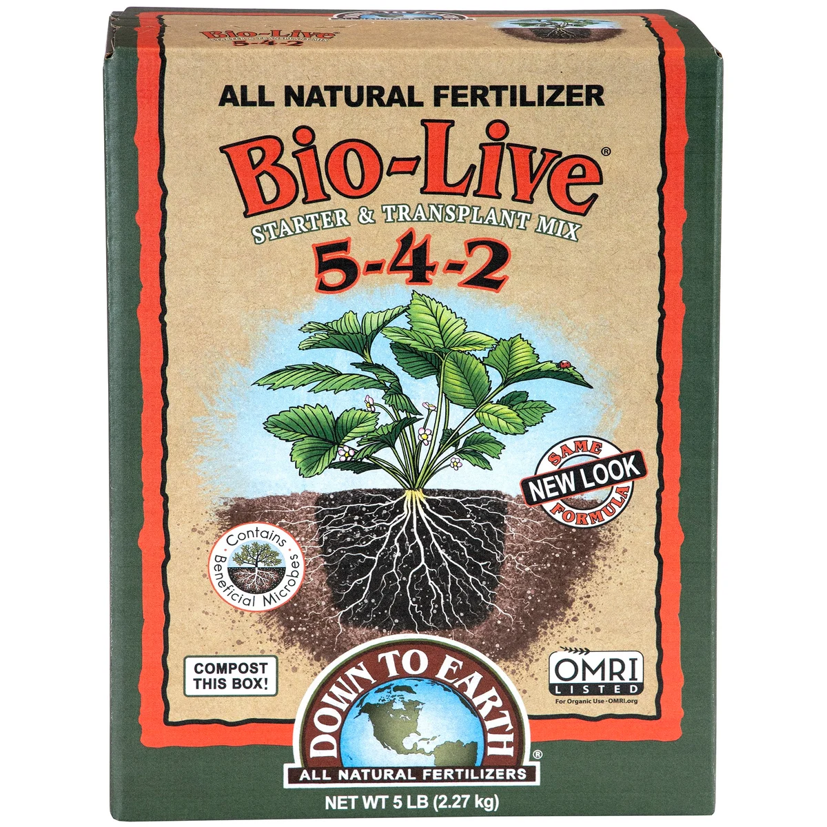 Down to Earth Fertilizer Bio Live 5-4-2 with Myco OMRI - Image 3