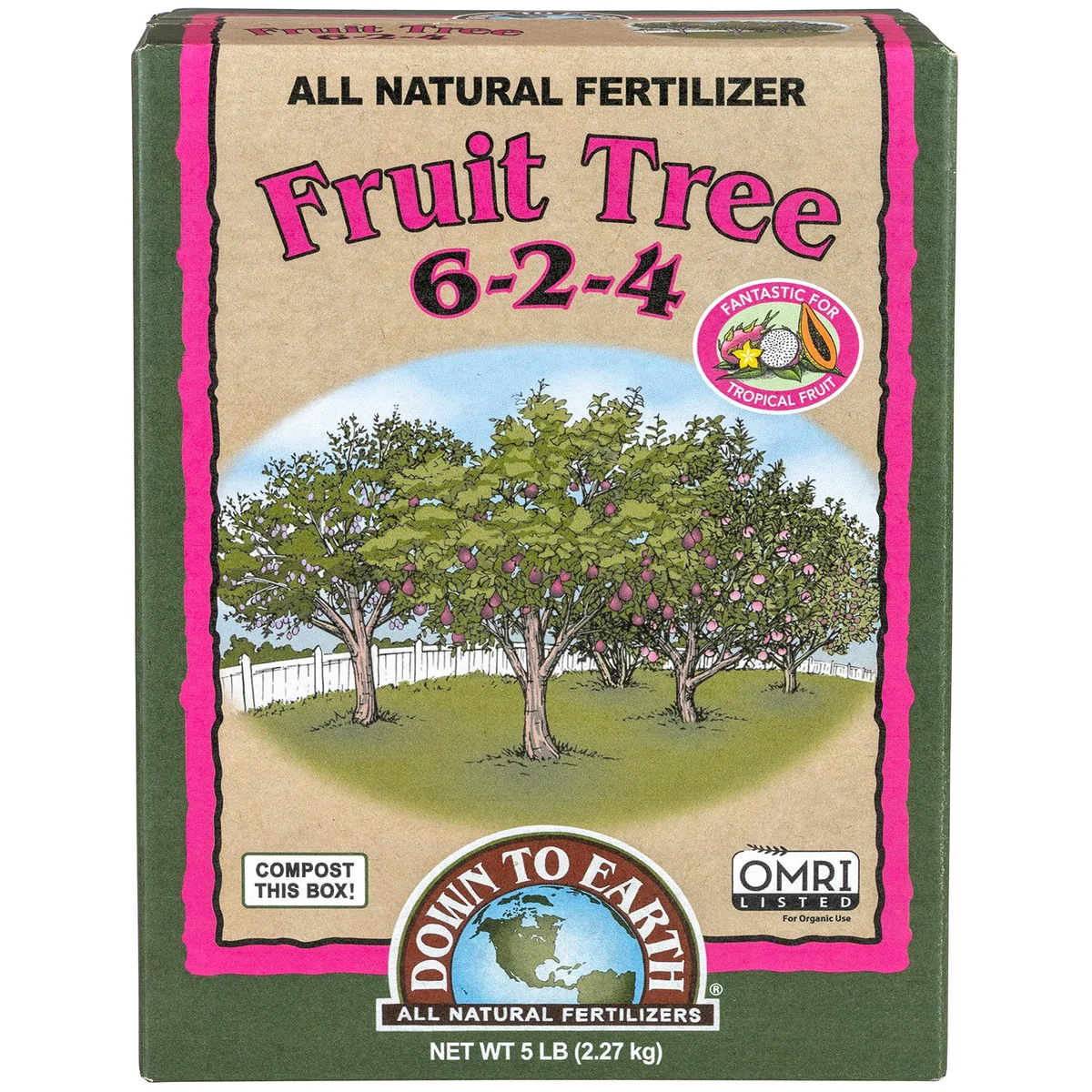 Down to Earth Fertilizer Fruit Tree 6-2-4 OMRI - Image 3