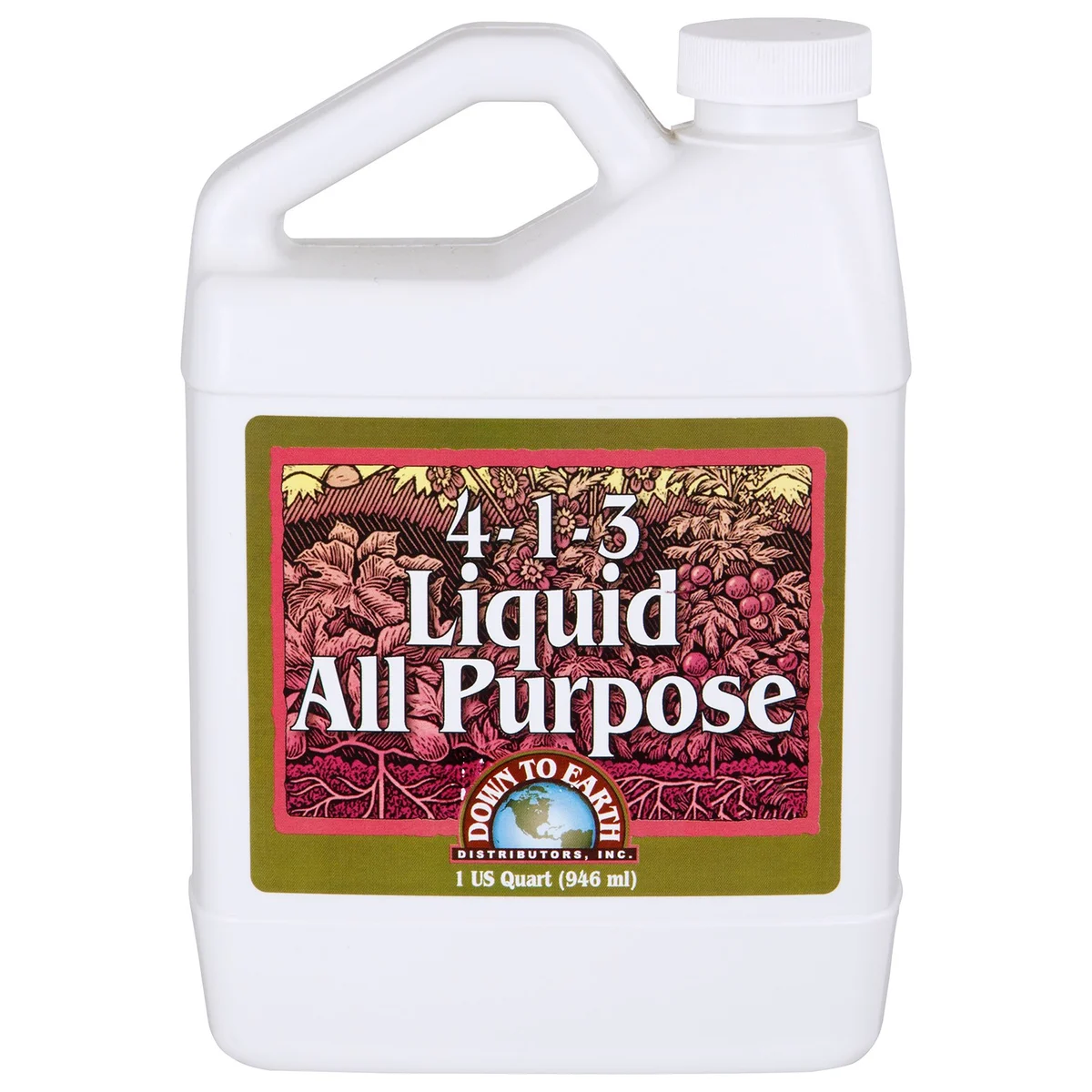 Down to Earth Fertilizer Liquid All Purpose 4-1-3 - Image 2