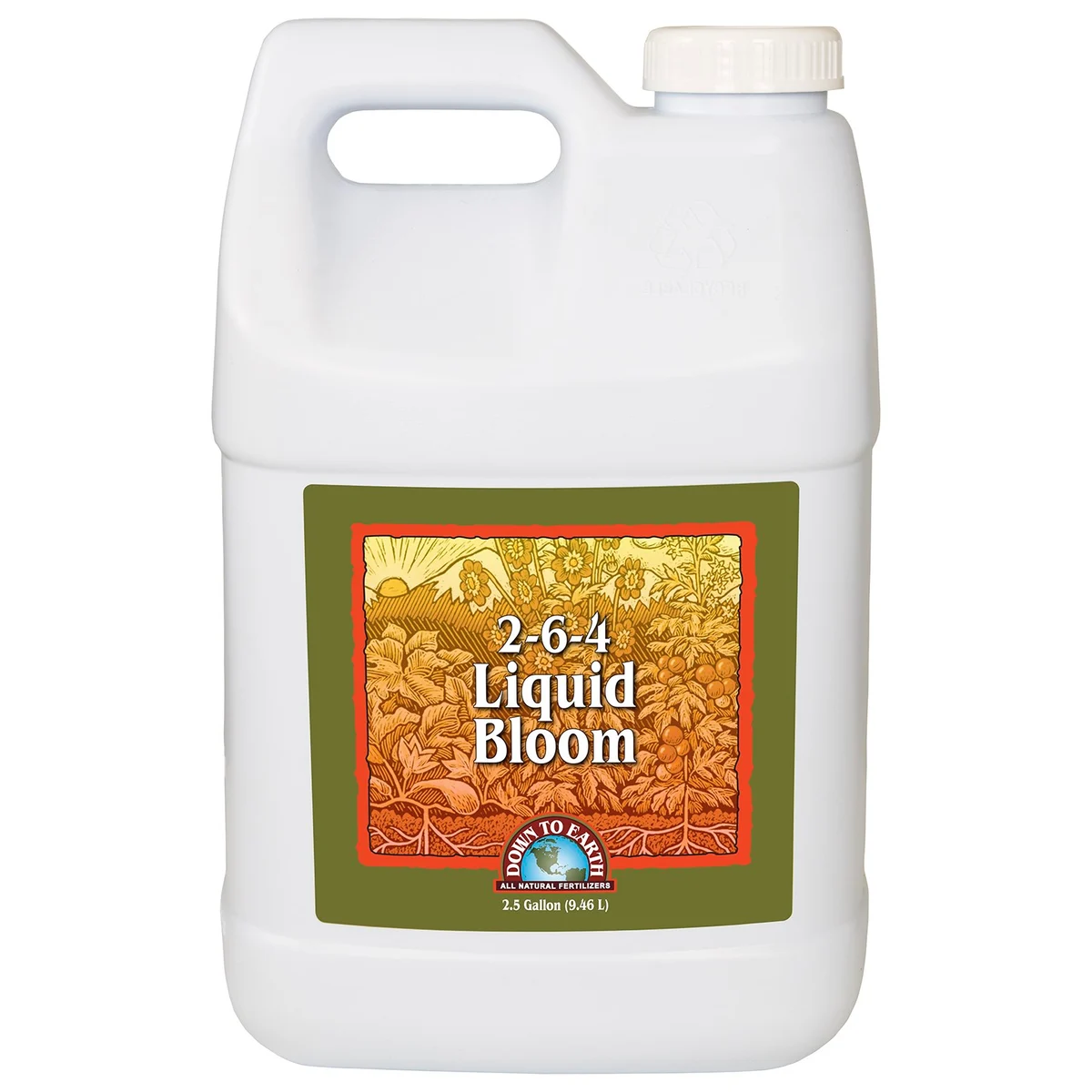 Down to Earth Fertilizer Liquid Bloom 2-6-4 - Image 2