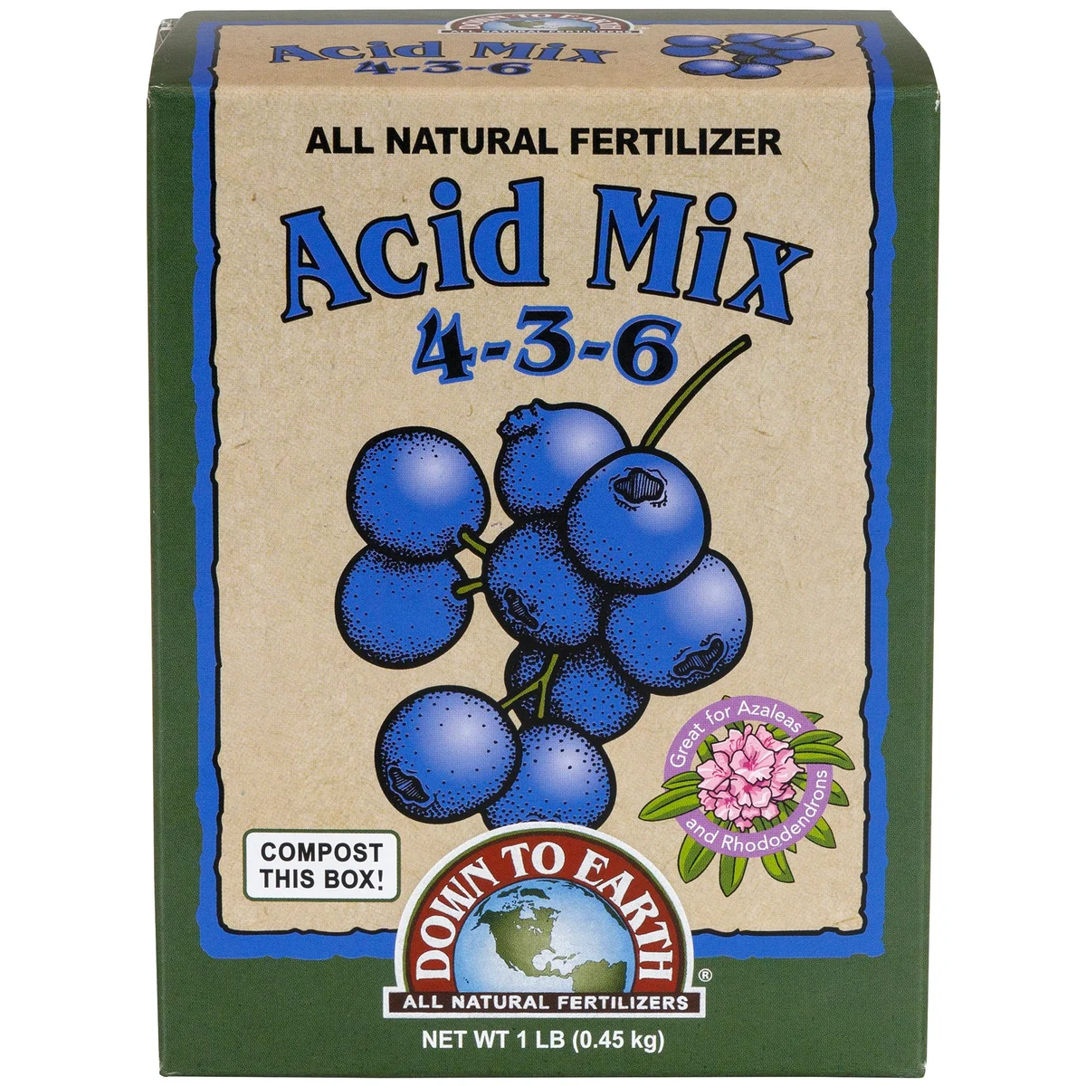 Down to Earth Fertilizer Mini Acid Mix 4-3-6 - Image 4