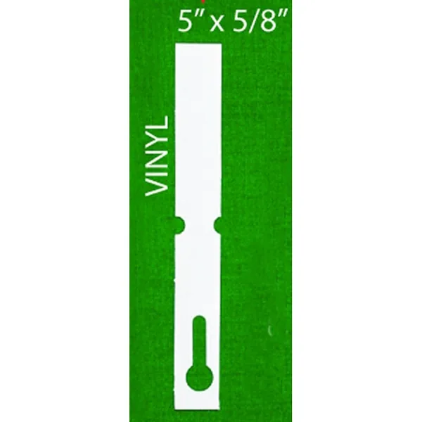 DPI 1000/Roll 5x5/8" White Vinyl Tree Tags
