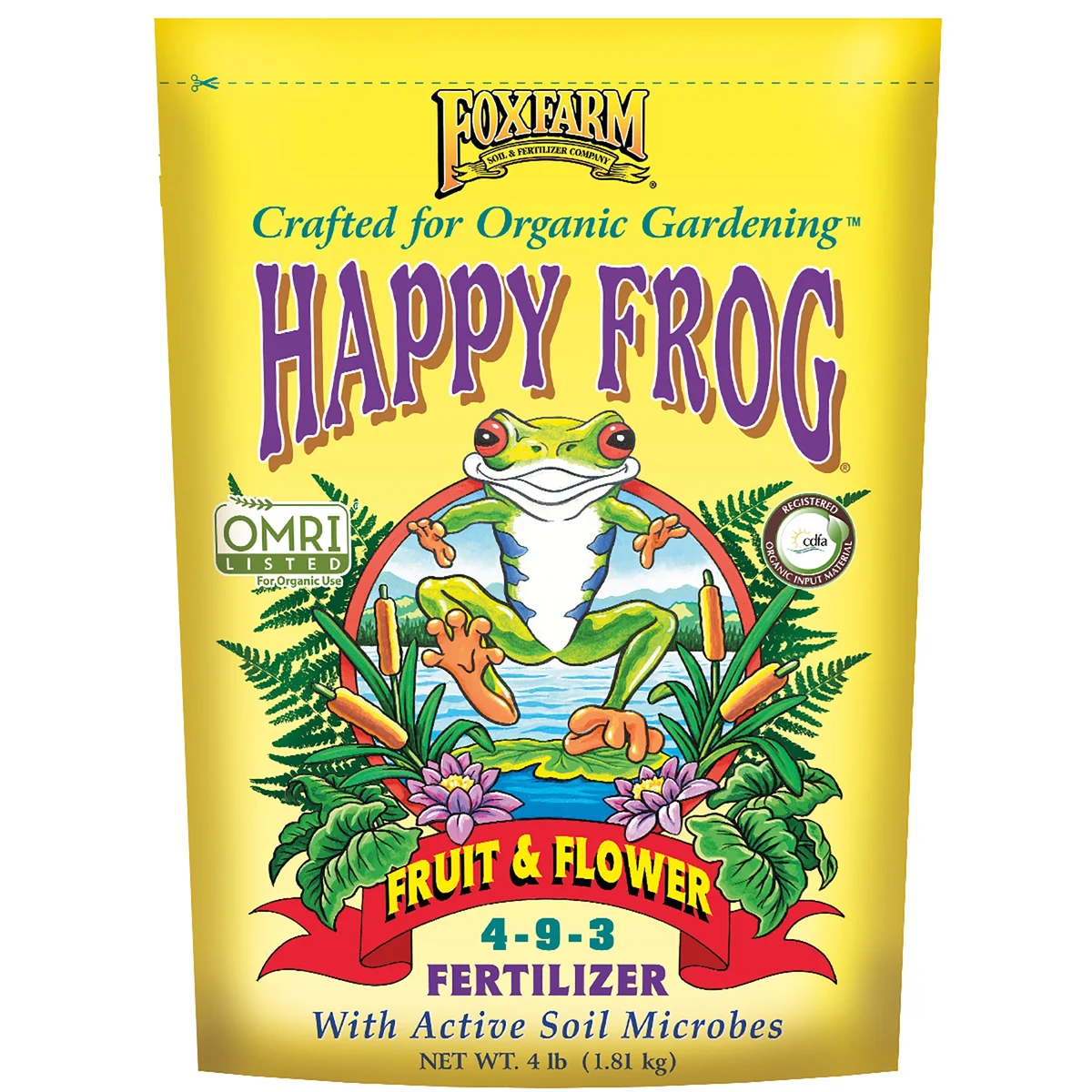Fox Farms Happy Frog Fruit & Flower Dry Fertilizer - Image 2