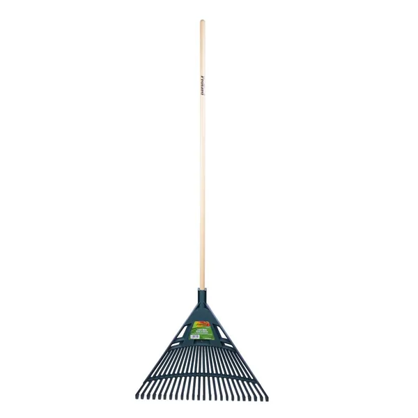 Gardener Select 24pc Poly Fan Rake Display with Rack