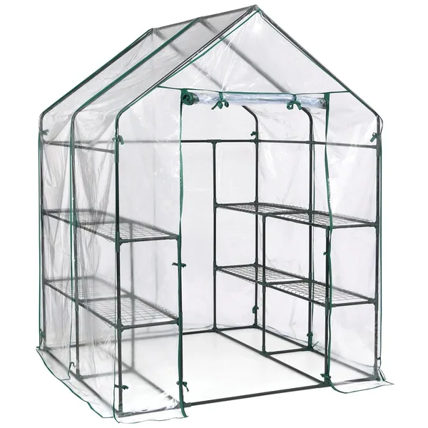 Gardener Select 58.2"x57.4"x76.7" Walk-In Greenhouse