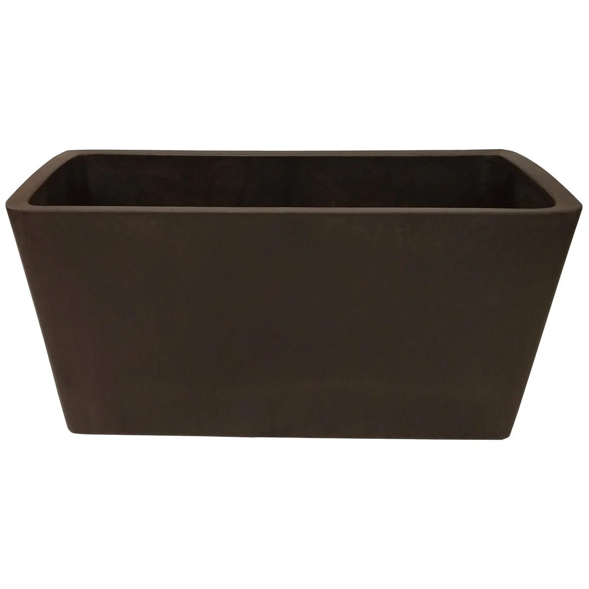 Gardener Select Rectangle Balcony Planter Chocolate - Image 2