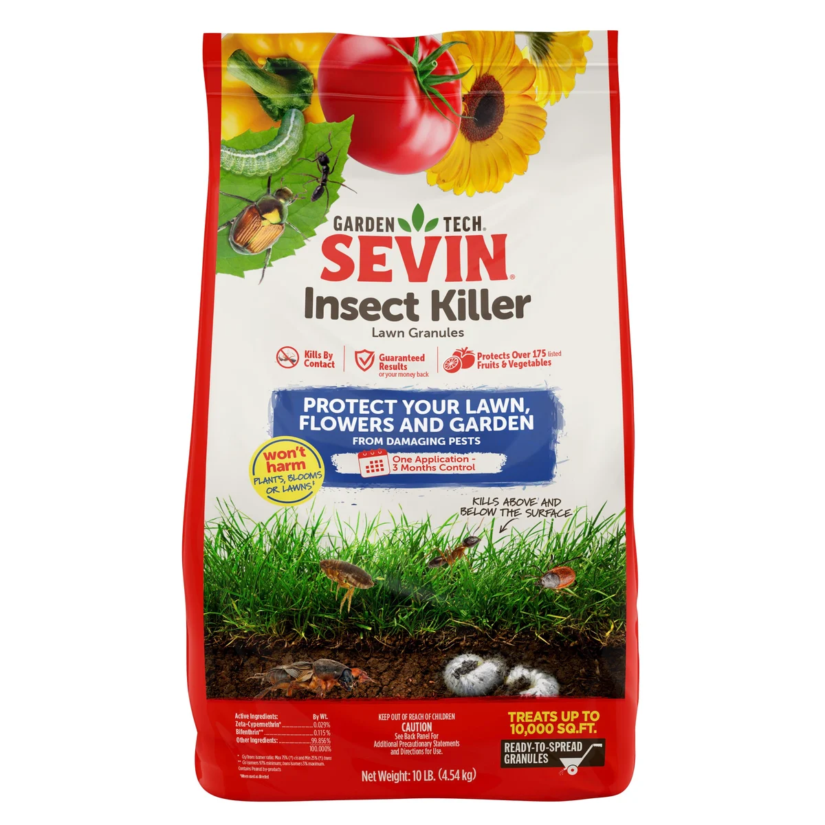 GardenTech Sevin Insect Killer Lawn Zeta-Cypermethrin Granules - Image 2
