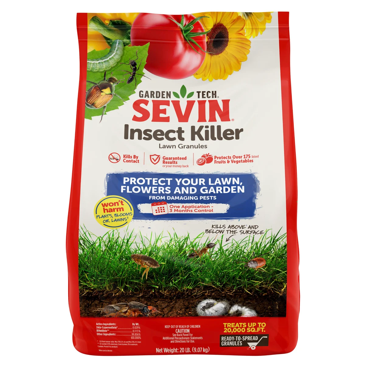 GardenTech Sevin Insect Killer Lawn Zeta-Cypermethrin Granules - Image 3