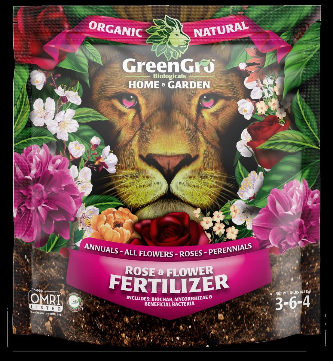 Greengro Home & Garden Rose & Flower Fertilizer - Image 3
