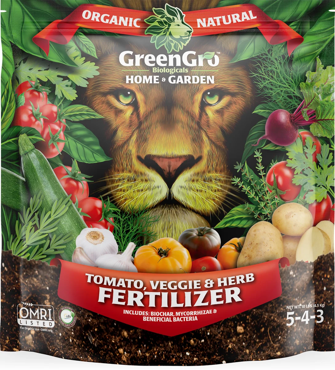 Greengro Home & Garden Tomato, Veggie & Herb Fertilizer - Image 3