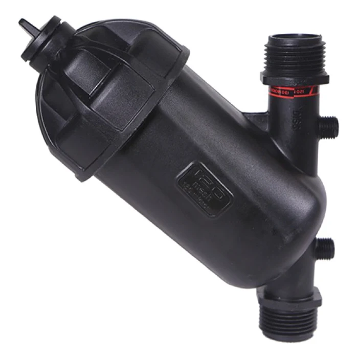 GROW1 Manual Disc Filter 3/4" MPT X MPT 120 Mesh 1-22 GPM