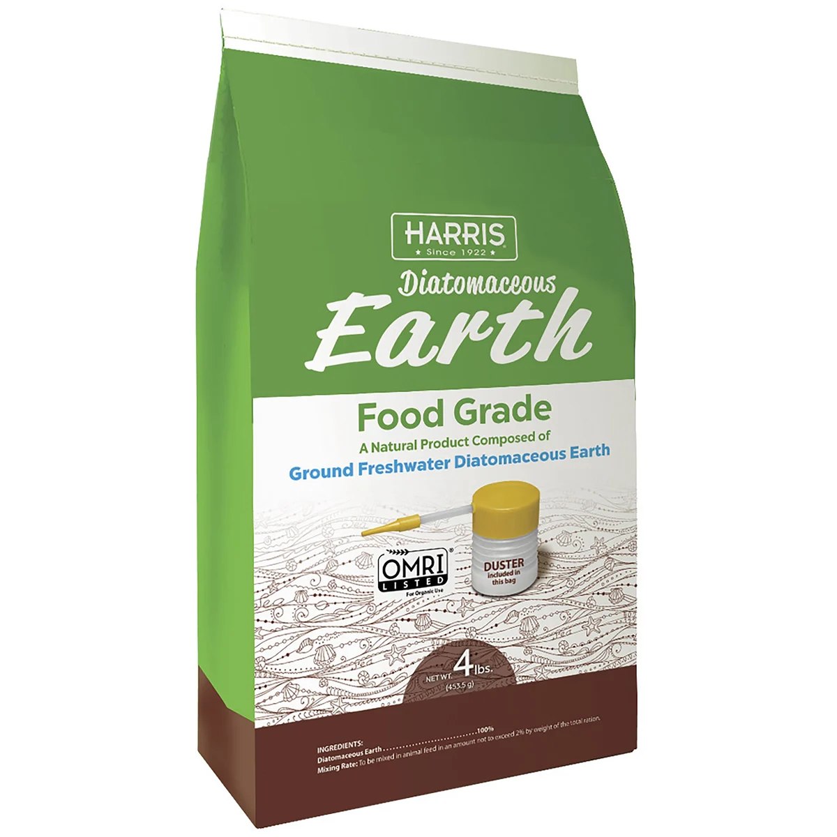 Harris Food Grade Diatomaceous Earth w/ Duster - Image 4