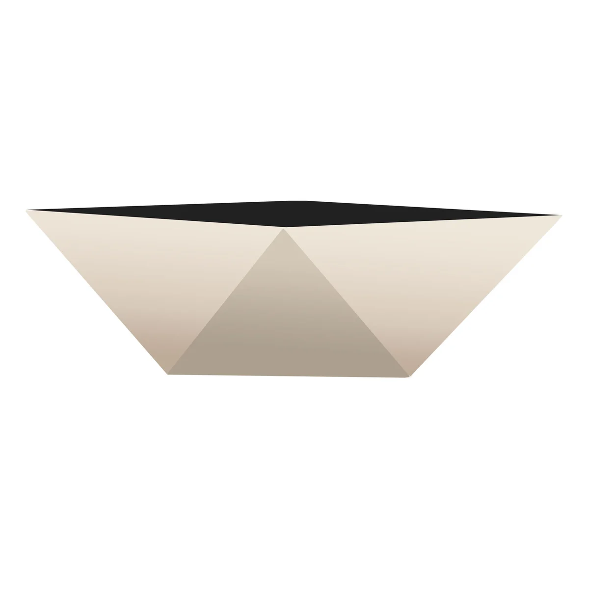 HC Deco Faceted Bowl Vanilla Bisque - Image 3