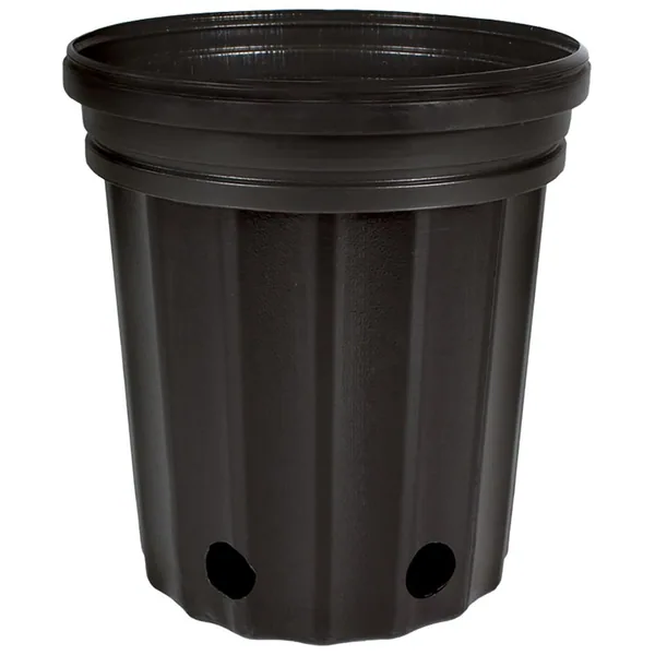 HC Dillen Elite 2000 Nursery Pot, Blow Molded, Trade 5 Gallon, Black, 3.90Gal