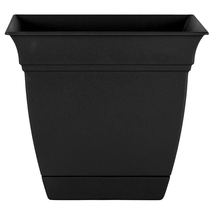 HC Eclipse Square Planter Black - Image 2