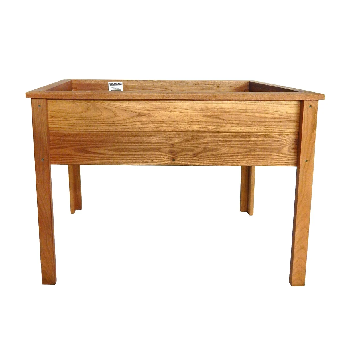 Heritage Wood Planter Box w/ Legs x36"x28" Stained Walnut - Image 2
