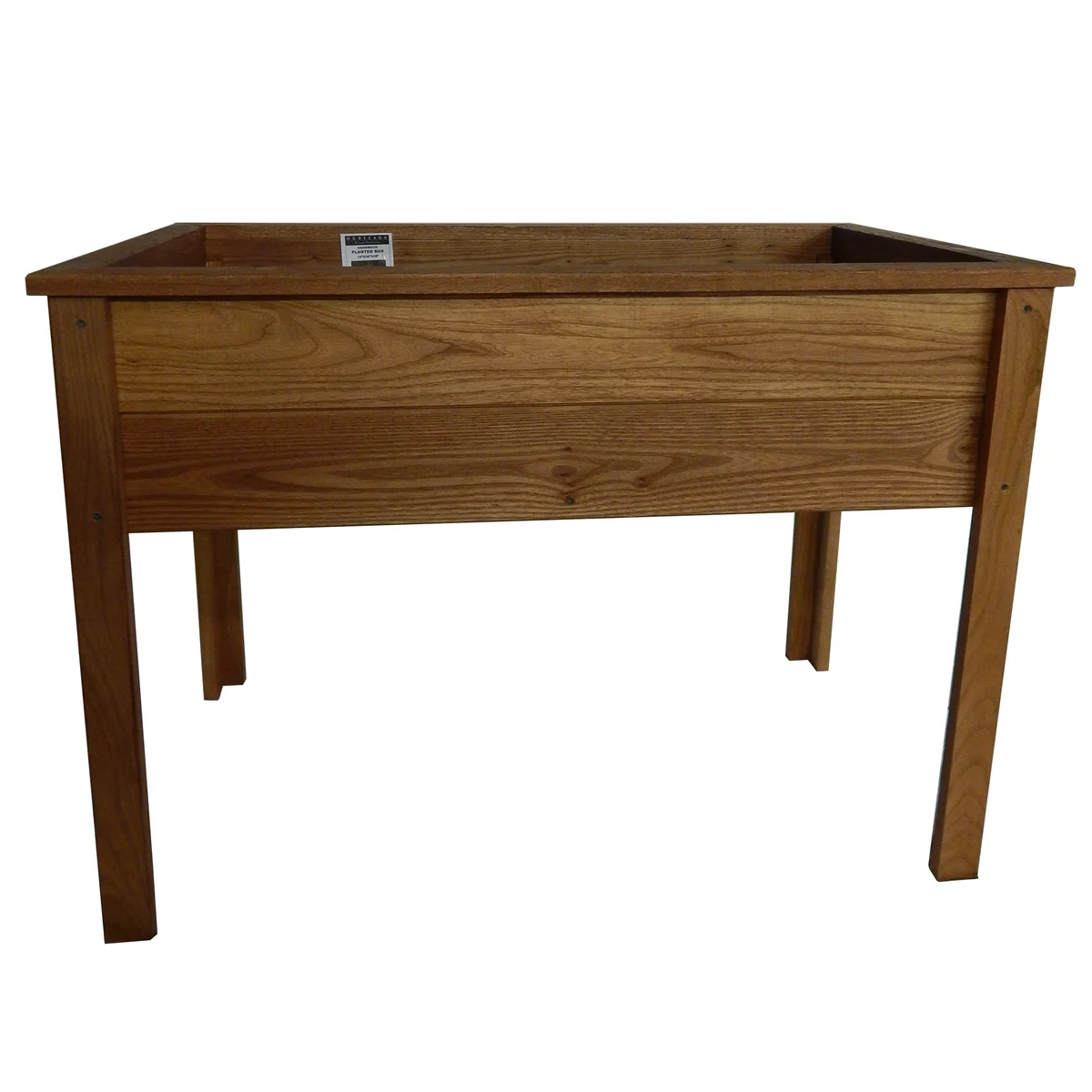 Heritage Wood Planter Box w/ Legs x36"x28" Stained Walnut - Image 3