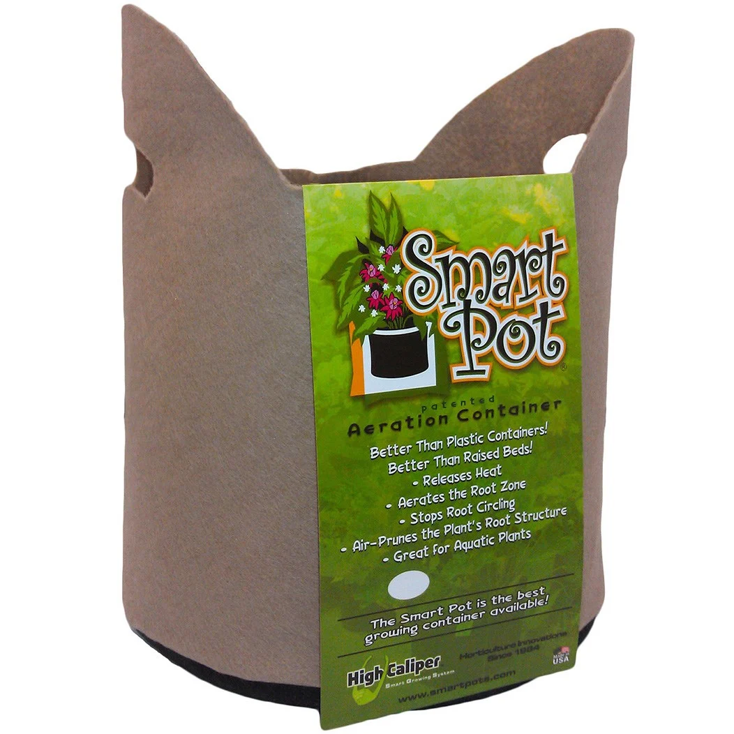High Caliper Growing Smart Pot Tan w/ Handles Bulk Box - Image 2