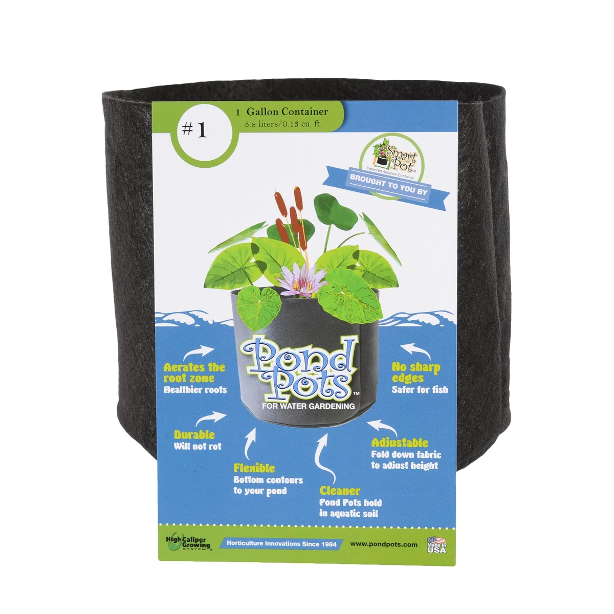 High Caliper Growing Smart Pot Pond Pot Black - Image 6