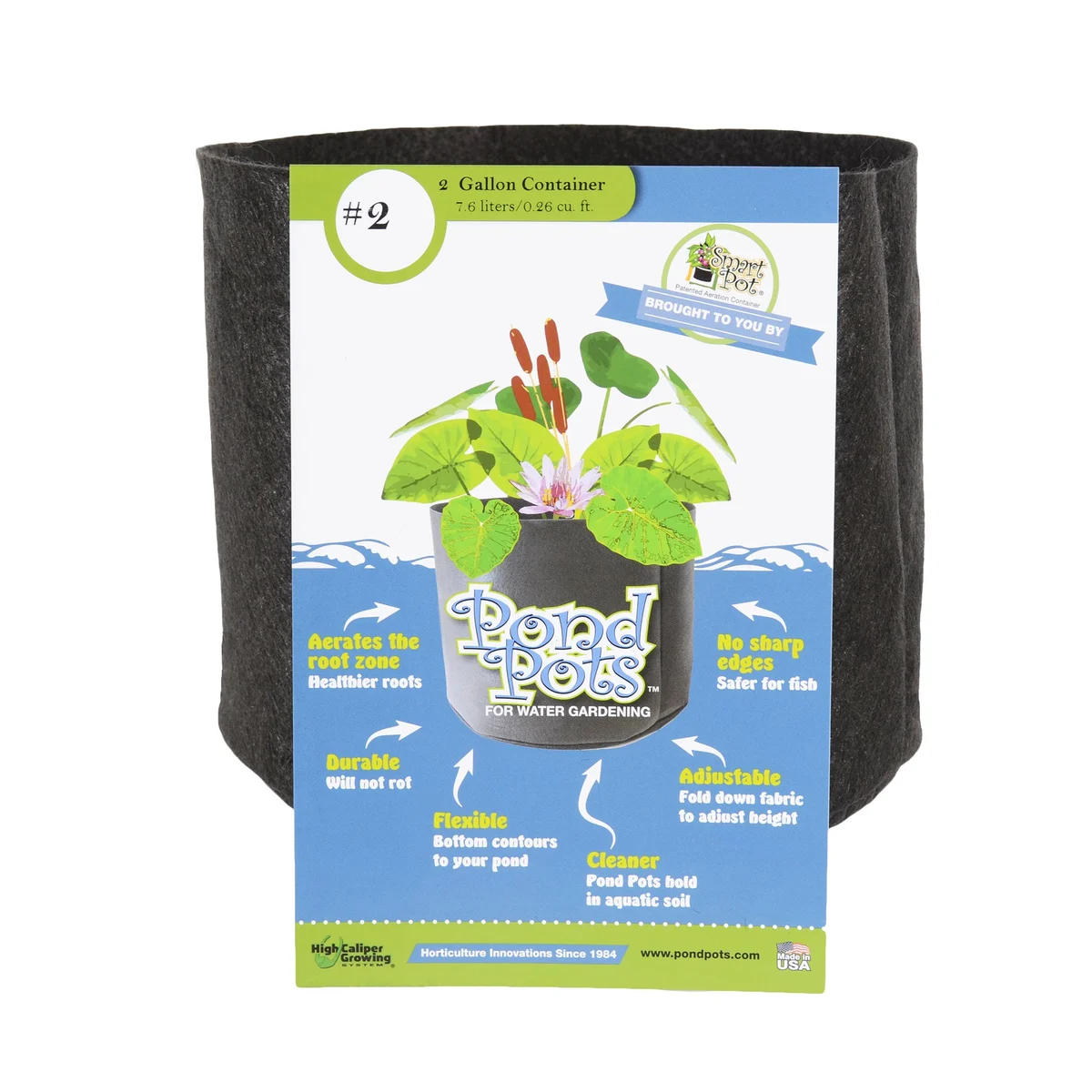 High Caliper Growing Smart Pot Pond Pot Black - Image 2