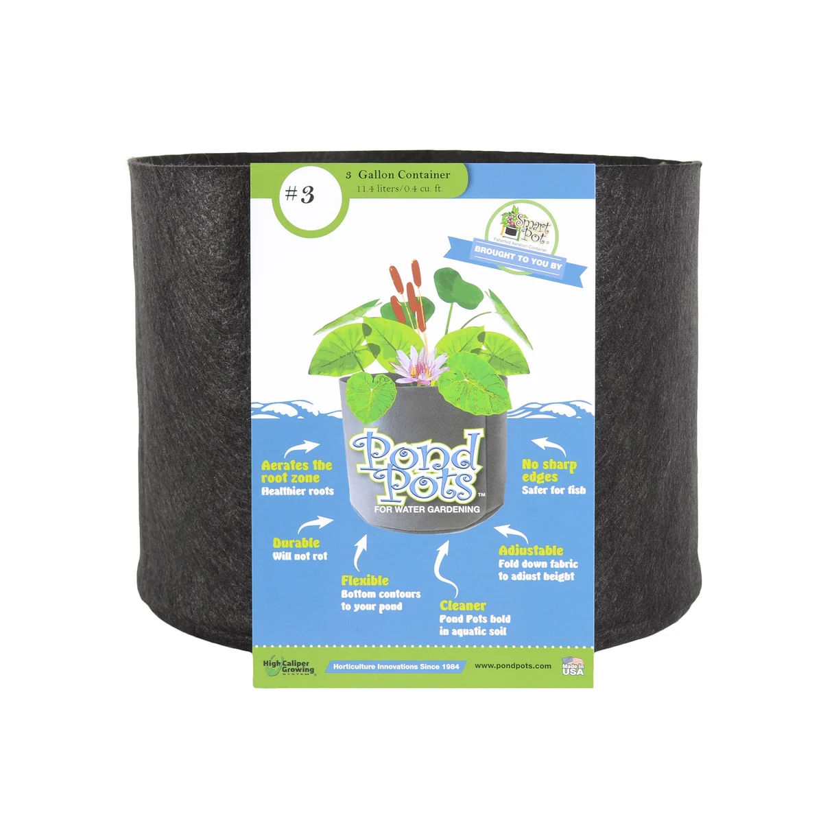 High Caliper Growing Smart Pot Pond Pot Black - Image 5
