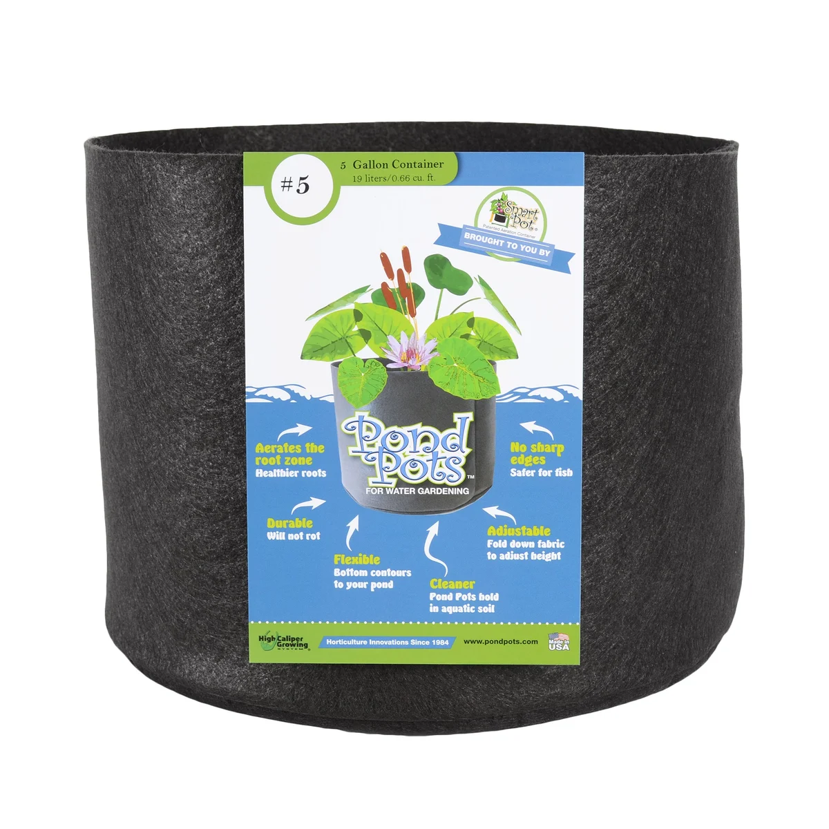 High Caliper Growing Smart Pot Pond Pot Black - Image 4