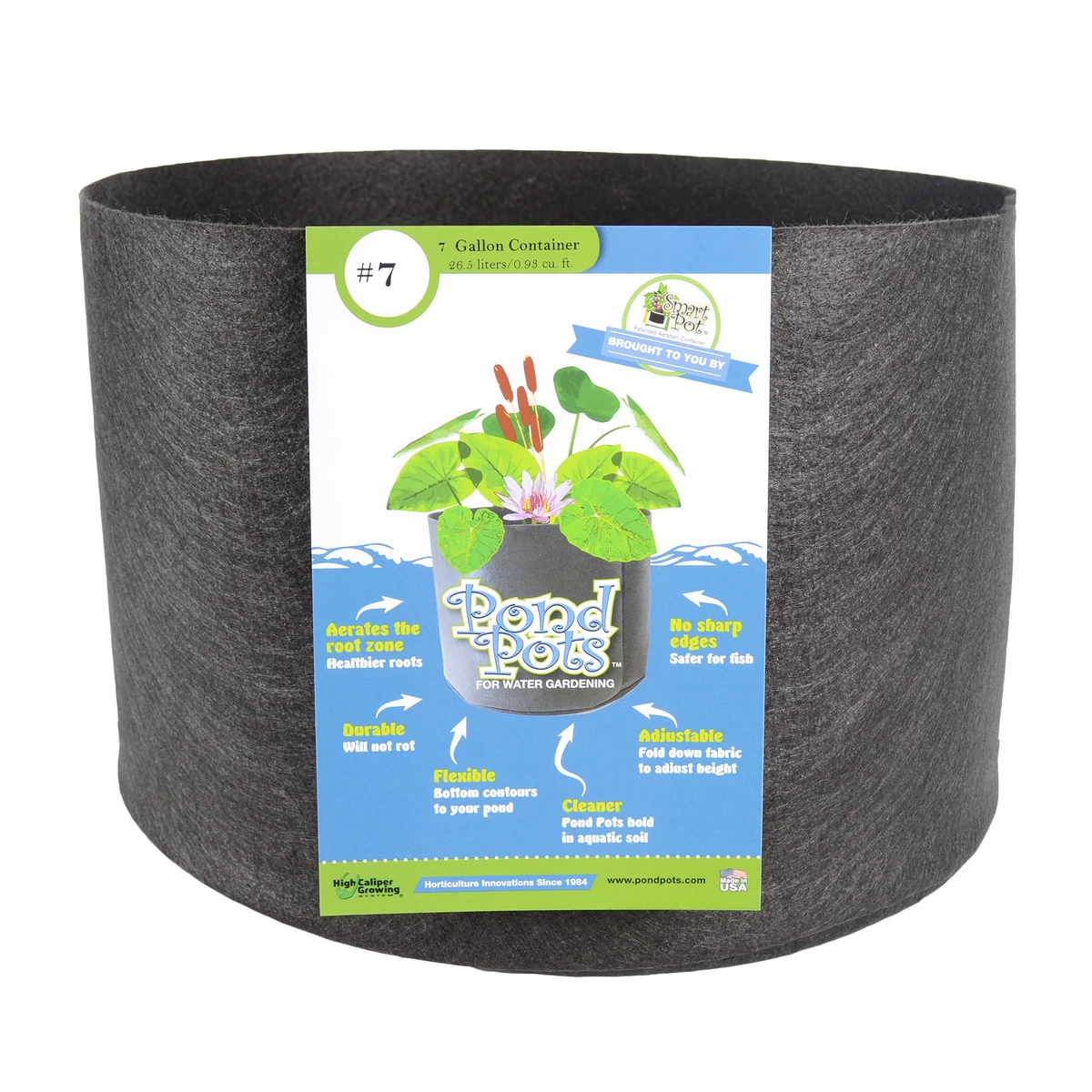 High Caliper Growing Smart Pot Pond Pot Black - Image 3