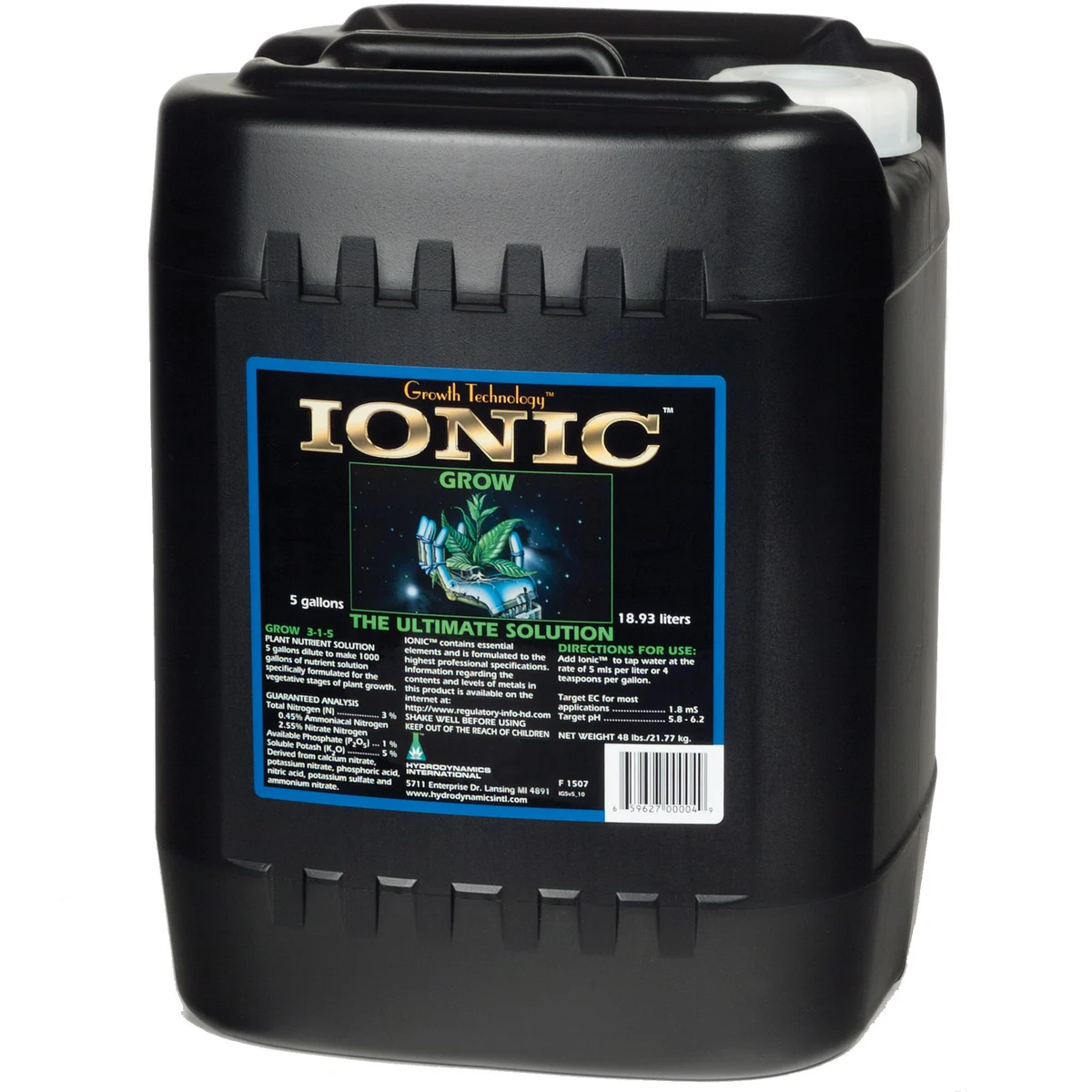 Hydrodynamics International HDI 32oz Ionic Grow Quart - Image 4
