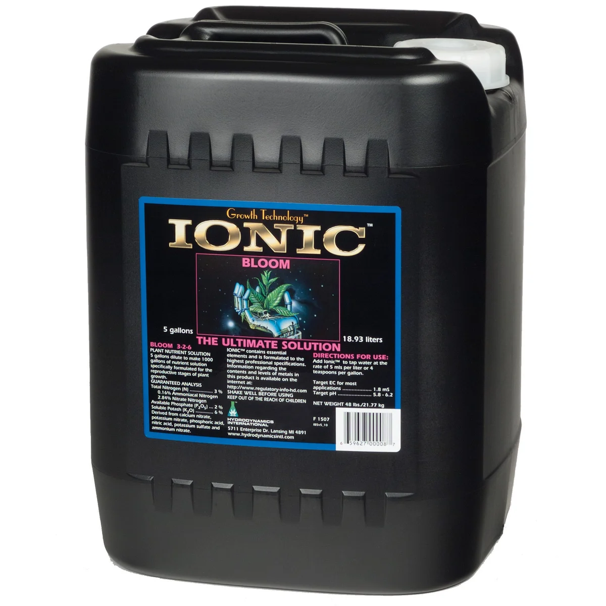 Hydrodynamics International HDI 640oz Ionic Bloom 5 Gallon - Image 4