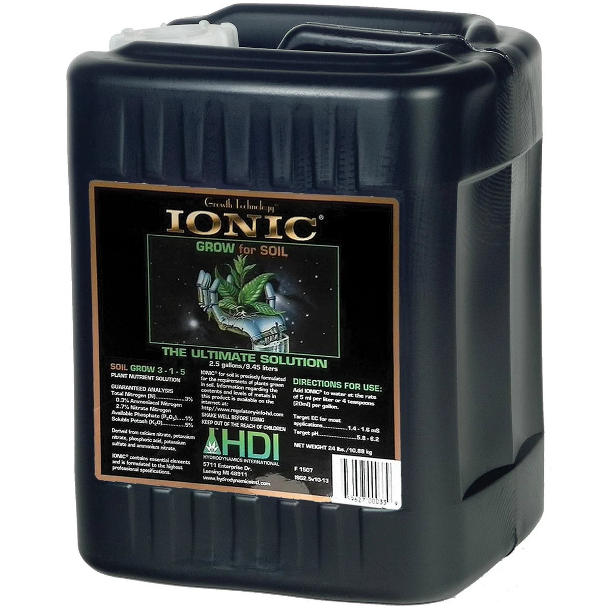Hydrodynamics International HDI Ionic Soil Grow - Image 4