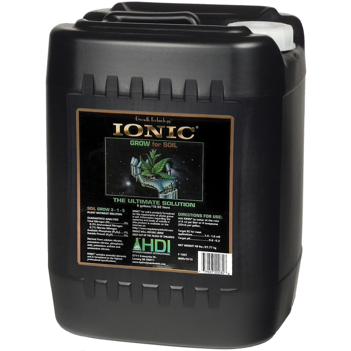 Hydrodynamics International HDI Ionic Soil Grow - Image 5