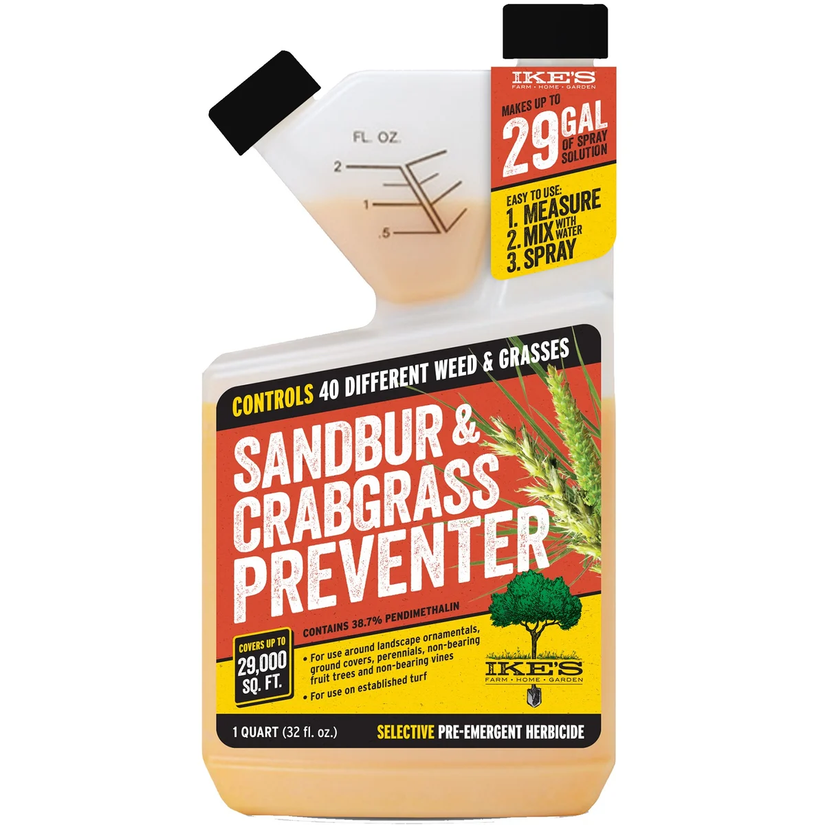 IKES Sandbur & Crabgrass Preventer Pendmethalin 38.7% - Image 2