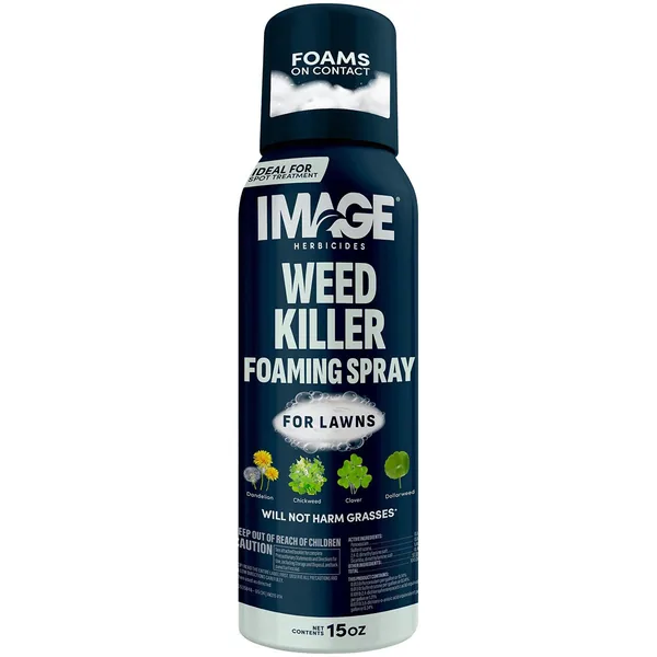 Image 15oz Weed Killer Foaming Spray For Lawns 6/C